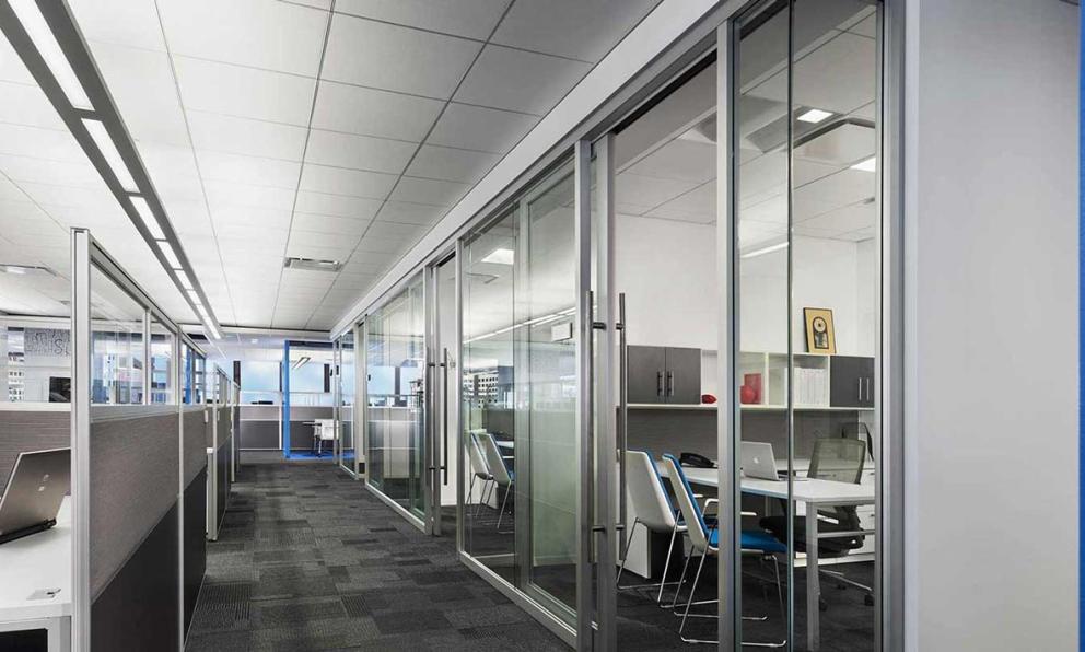 Twelve Open Office Corridor