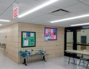 McGuane Park Field House, Corridor, Seem 2 Pop-Down