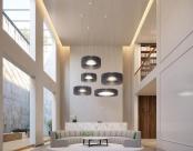 Lia, Pendant, Cluster, Hospitality Lobby 