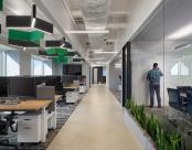 Seem 1 Acoustic Trio Open Office Corridor