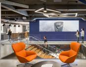 Seem 2 Suspended Stairs Corridor Seating Area