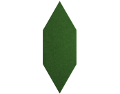 TruTile Shapes Gem Emerald Gray