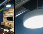 Bagby Office Public Space Skydome LED