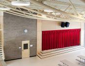 Rachel Carson Elementary cafeteria stage