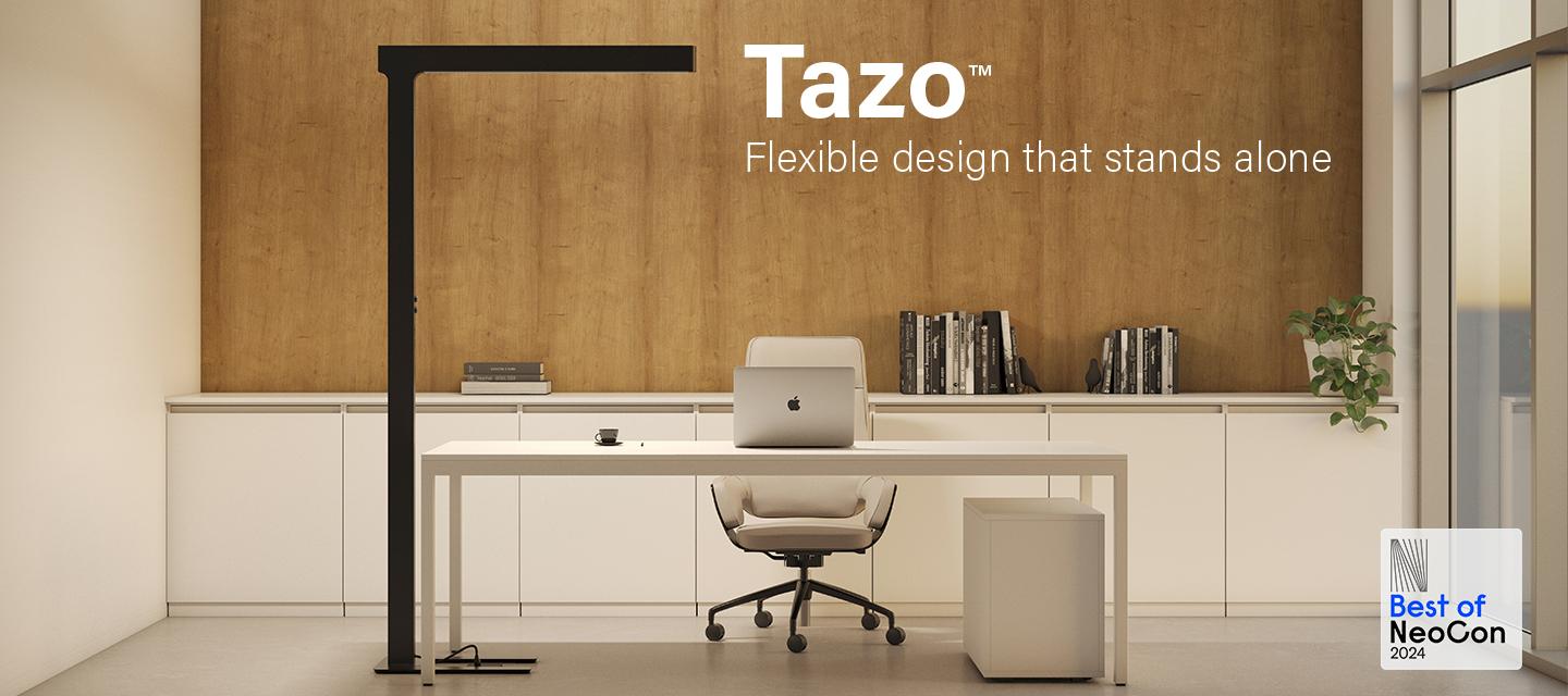 Tazo flexible design that stands alone