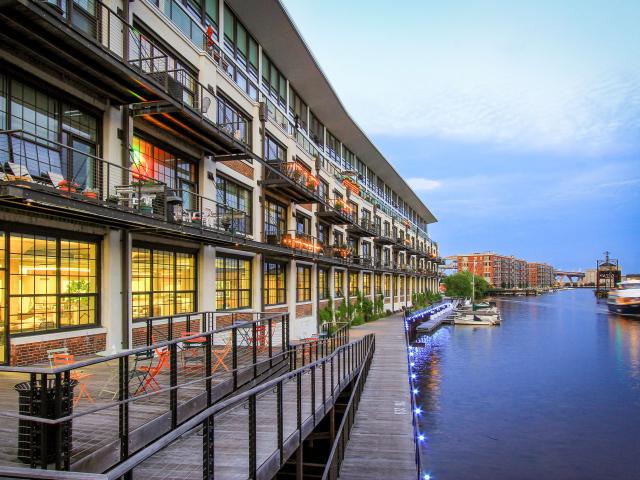 HGA Milwaukee waterfront offices in the Marine Terminal Building. 