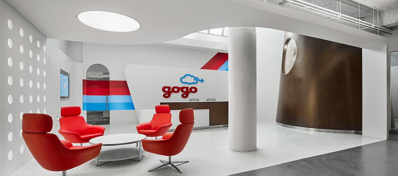 GoGo reception area