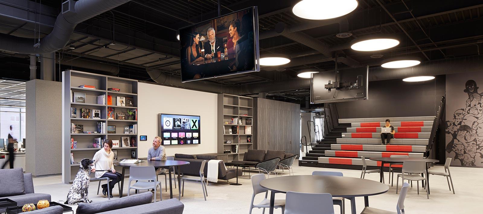 Havas Worldwide Public Space Work Lounge Skydome