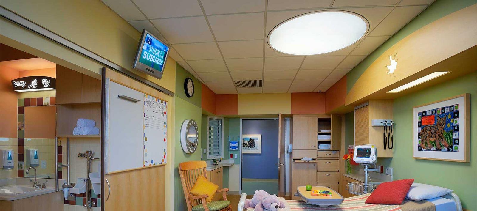 American Family Children's Hospital Patient Room Skydome