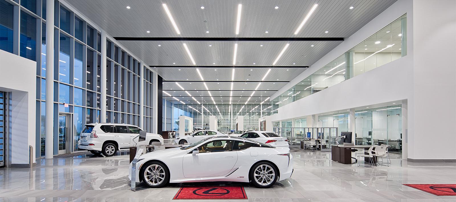 Lexus of Orlando Showroom Seem 4 4.5" Downlight