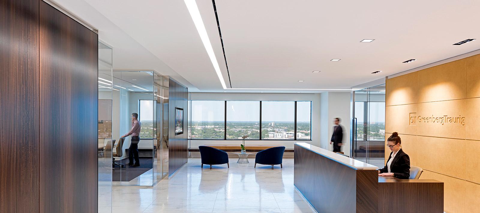 Greenberg Trauig Reception Area Seem 4