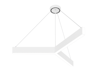 Seem 1 Trio 4ft Single Point White Lit End